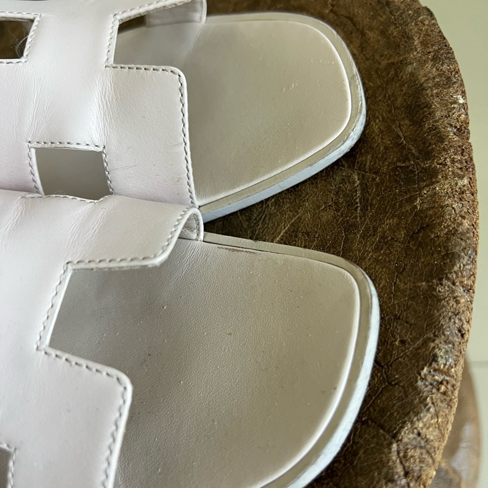 Auth Hermes Oran light pink sandals size 39 - Picture 4 of 8